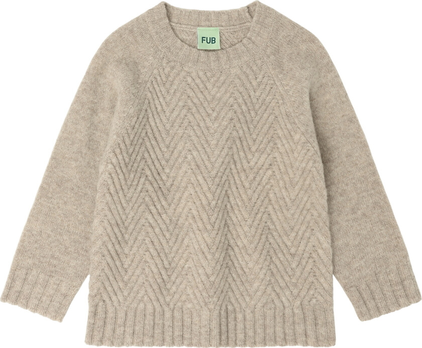 Genser - Strikk - Ull - Havremelert - - 90 - Genser