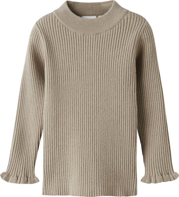 Genser - Strikk - Rib - NmfVianna - Islandsk fossil - - 6 år (116) - Genser