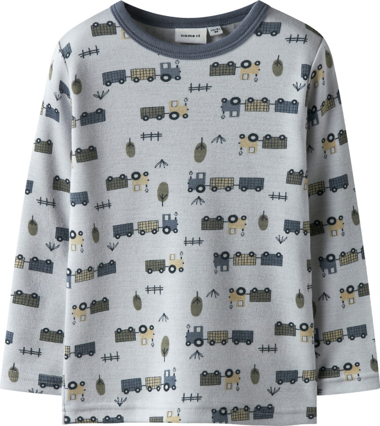 Genser - Ull - NmmWillit - Micro Chip/Tractor - - 3 år (98) - Genser