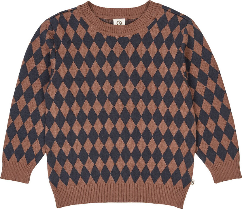 Genser - Strikk - Harlequin - Rot - - 3 år (98) - Genser