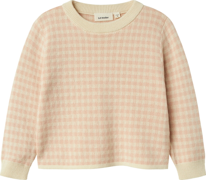 Lil' Atelier Genser - Strikk - NmfNadie - Cameo Rose - Lil Atelier - 4 år (104) - Genser