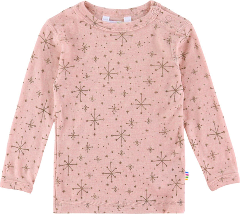 Genser - Ull - Rosa m. Stjerner - - 70 - Genser