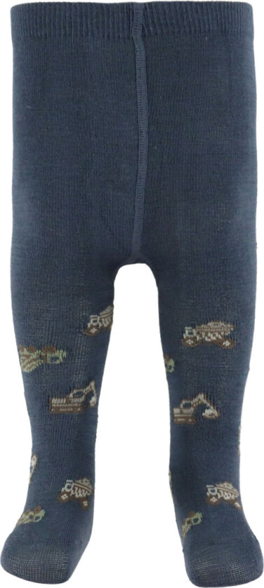 Strømpebukser - Jacquard - Ull/Bomull - NbmWak - Ombre B - - 74/80 - Strømpebukser