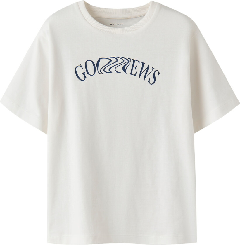 T-skjorte - NkmNevin - Cloud Danser m. Trykk - - 7-8 år (122-128) - T-skjorte