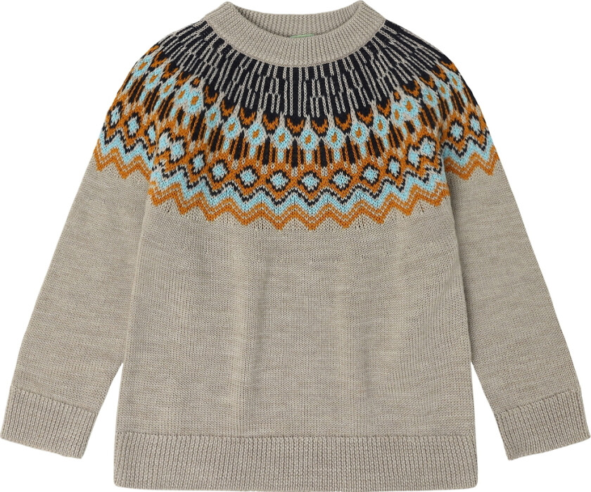 Genser - Strikk - Ull - Havremelert - - 120 - Genser