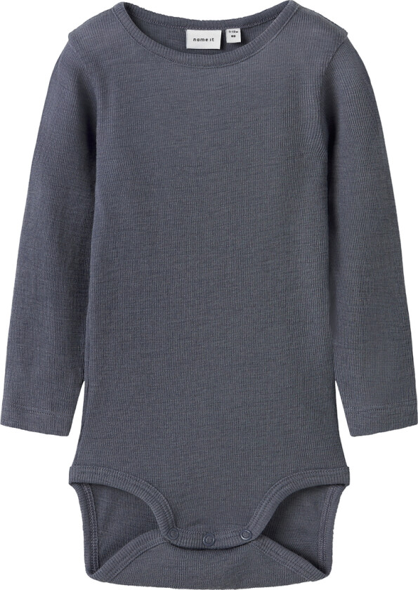 Body I/e - Ull/Silke - Rib - NbmWossa - Folkstone Grey - - 62 - Langermet Body