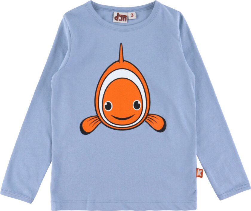 Cph Genser - Dyrefelling - Blue Grey Klovnefisk - - 5 år (110) - Genser