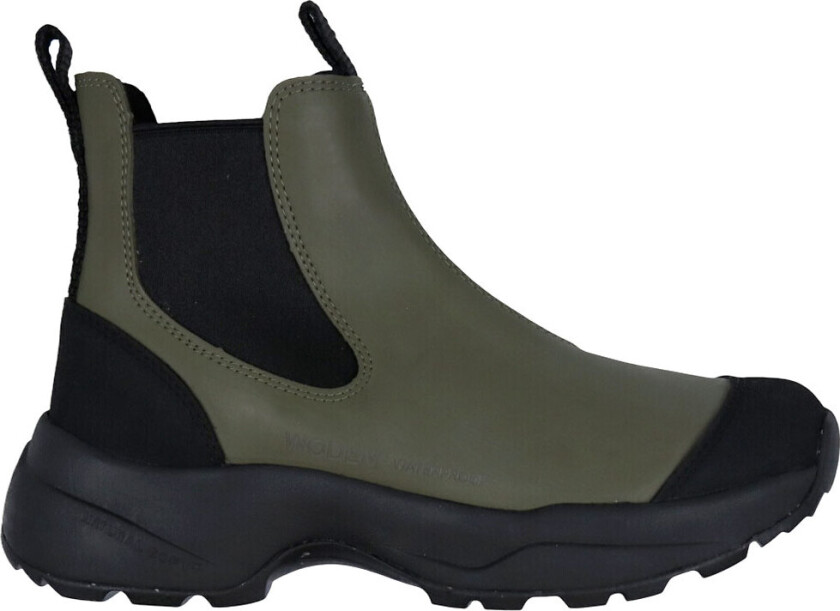 Gummistøvler - Kort - Siri - Dark Olive/Black - - 42 - Gummistøvler