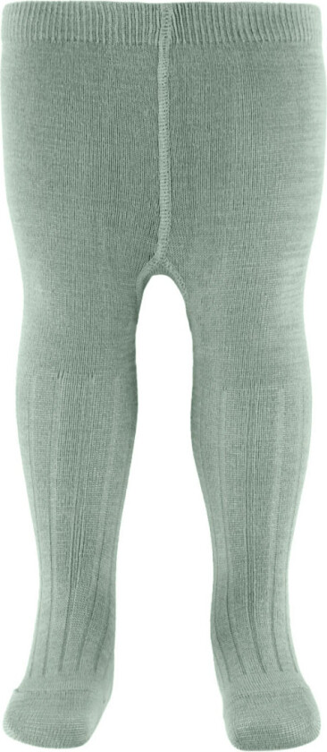 Strømpebukser - Ull/Bomull - NbmWakma - Tørket Sage - - 74/80 - Strømpebukser
