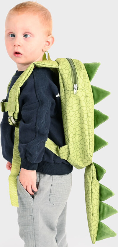 Den gode fenen Ryggsekk - Crocodile - Grønn - Den Goda Fen - OneSize - Ryggsekk