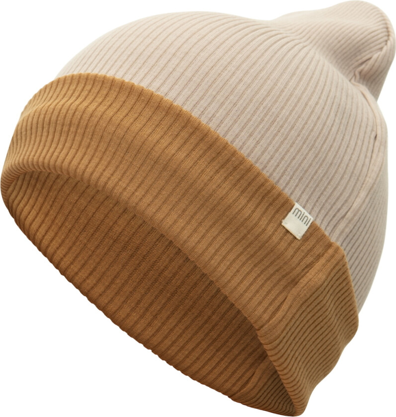 Lue - Arvid Contrast - Ull - Beige - - 6-12 år (116-152) - Lue