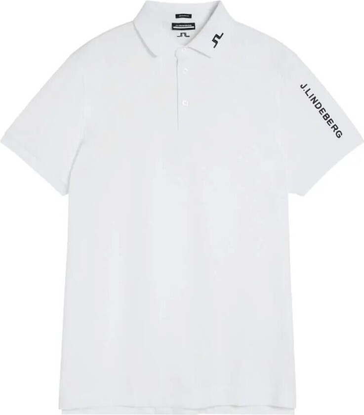 Tour Tech Reg Fit Golf Pique Herre Hvit - M