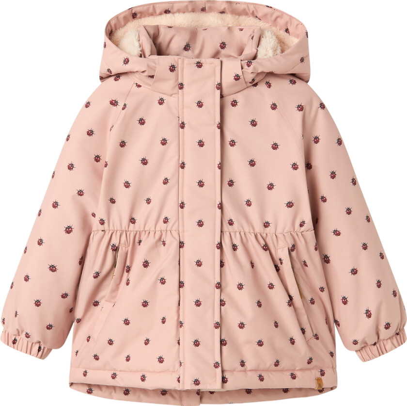 Lil' Atelier Vinterjakke - NmfLasnow05 - Misty Rose - Lil Atelier - 4 år (104) - Vinterjakke