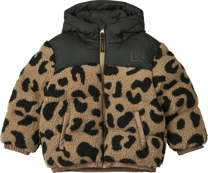 Fleecejakke m. Vattering - Niko - MEGA Leo/Havre Mix - - 9 år (134) - Fleecejakke