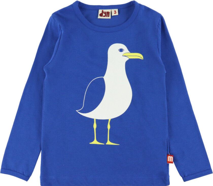 Cph Genser - Dyreavrøyning - Blue Magesekk - - 7 år (122) - Genser