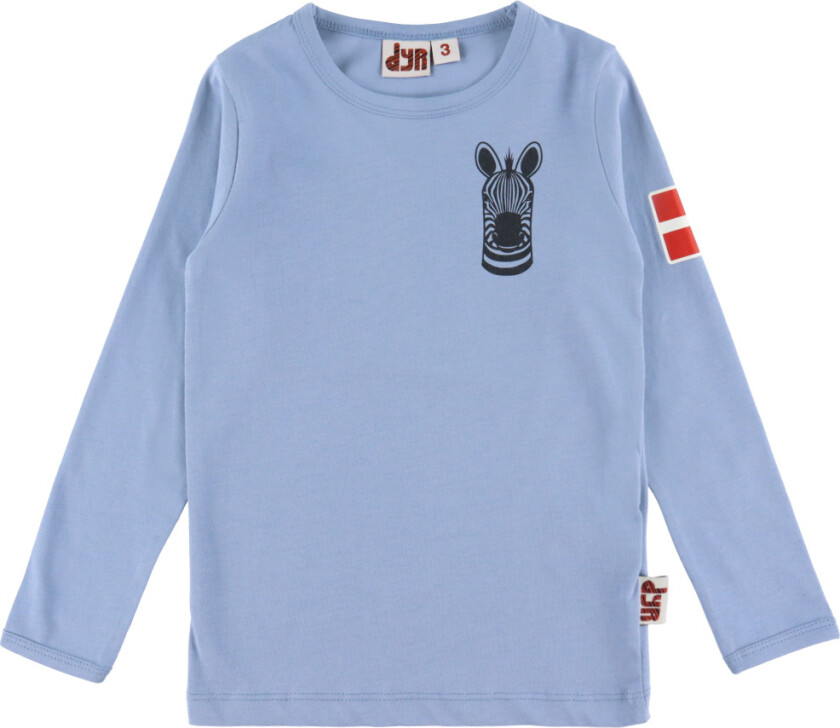 Cph Genser - Dyrepasser - Blue Grey Sebra - - 3 år (98) - Genser