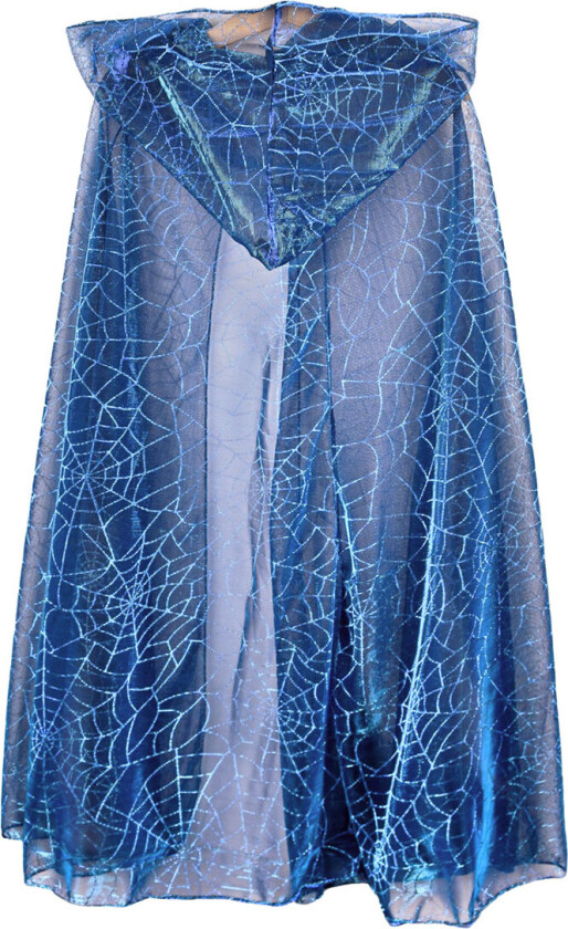 Kostymer - Kapp-edderkoppnett - Blå - - 3-8 år - Kostymer