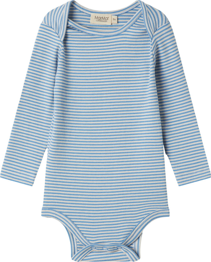 Body I/e - Rib - Modal - Bein - Blue Stripe - - 56 - Langermet Body