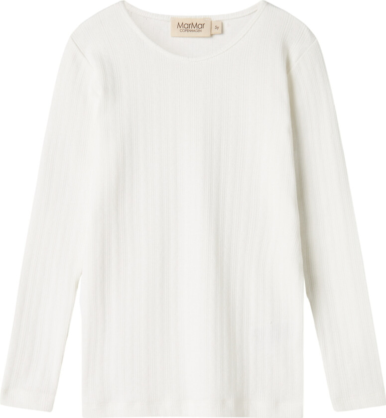 Genser - Tamra - Rib - Mild White - - 6 år (116) - Genser