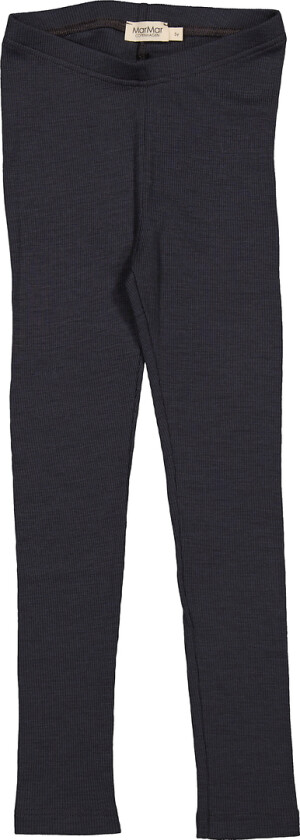 Leggings - Rib - Ull - Natt - - 5 år (110) - Leggings
