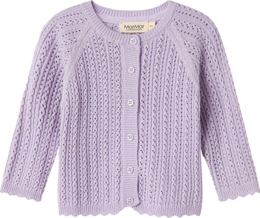 Bilde av Cardigan - Totti - Ull/Bomull - Ametyst - - 68 - Cardigan