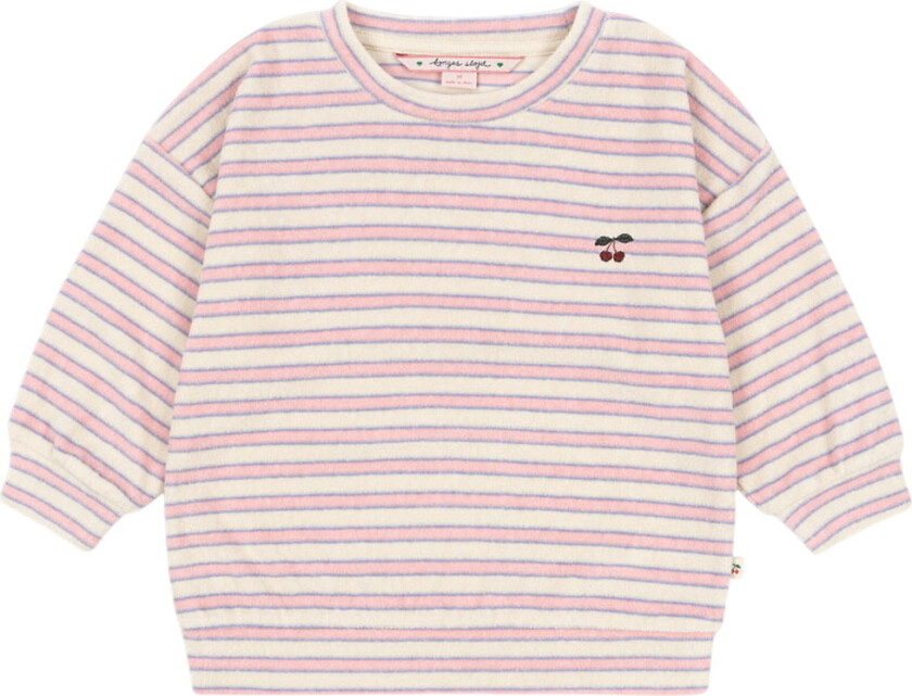 Genser - Frotté - Litt - Lolly Stripe - - 7-8 år (122-128) - Genser