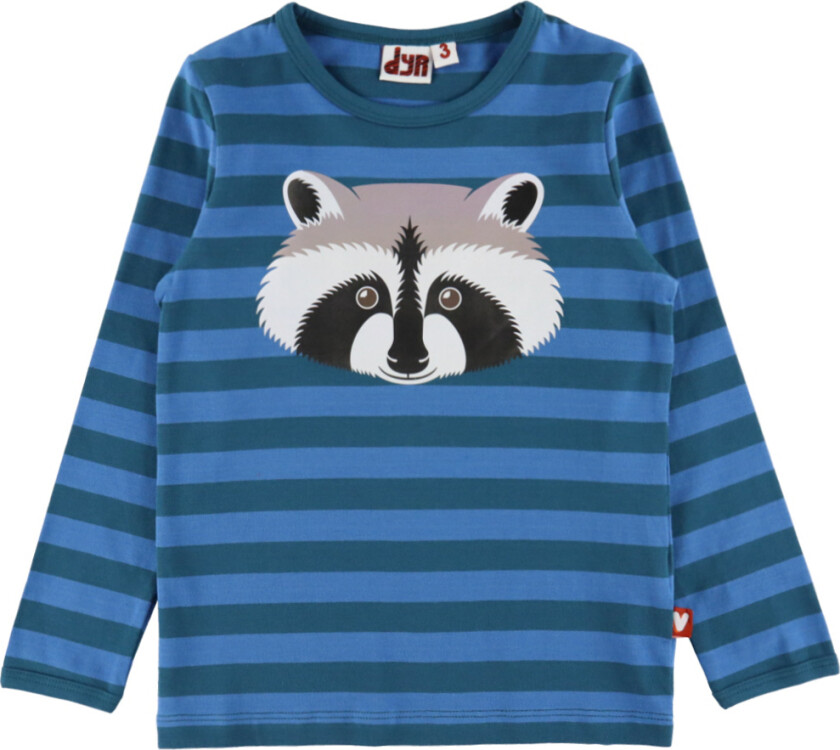 Cph Genser - Dyrebrøl - Slate/Varm Blue Vaskebjørn - - 5 år (110) - Genser