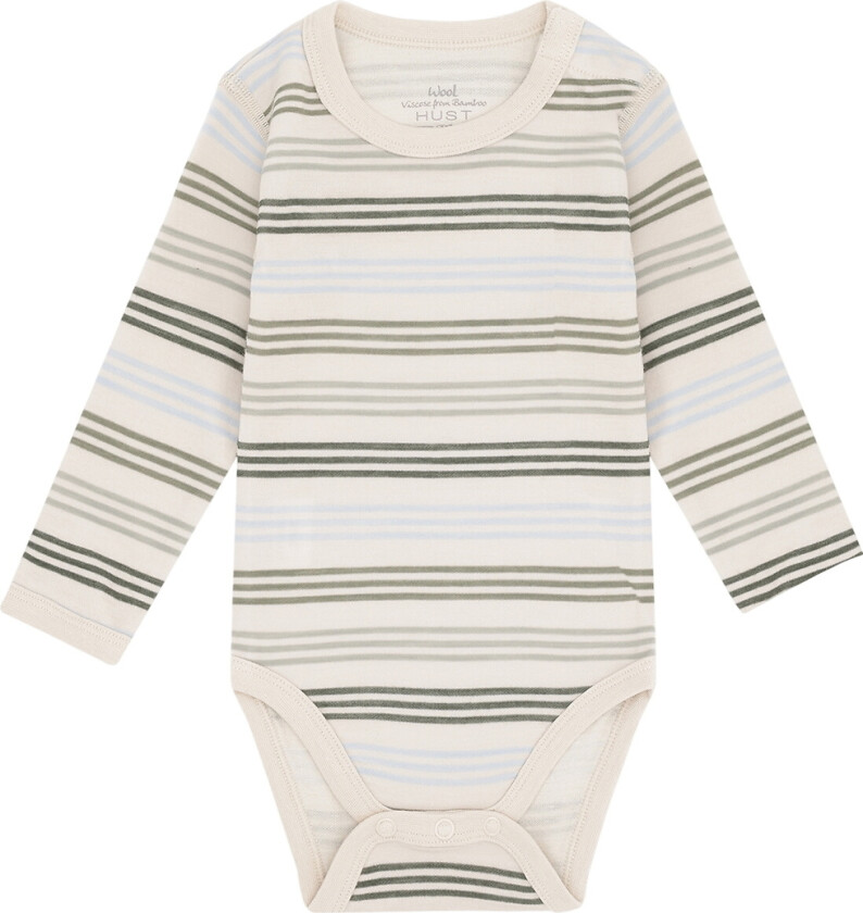 Body I/e - Ull/Bambus Viskose - Baloo - Fransk O - - 1½ år (86) - Langermet Body