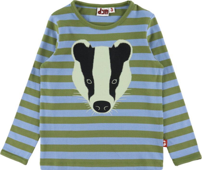 Cph Genser - Dyrroar - Blue Grey/Olive Grevling - - 4 år (104) - Genser