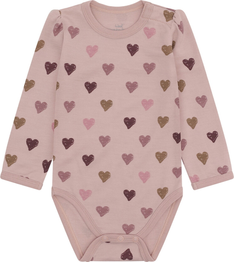 Body I/e - Ull/Bambus Viskose - HCBaloo Heart PU - - 62 - Langermet Body