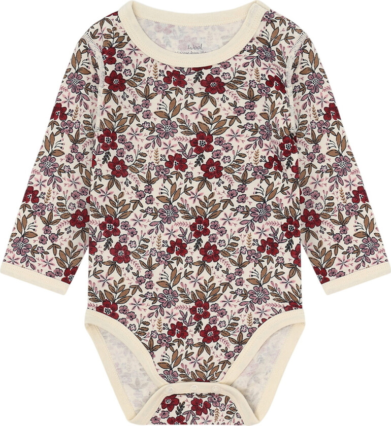 Body I/e - Ull/Bambus Viskose - Baloo - Offwhite - - 1 år (80) - Langermet Body