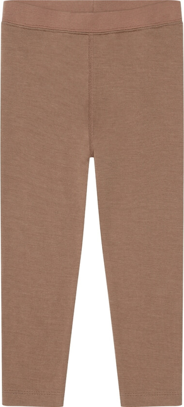 Bukser - Ull - HCLiro Solid - Coca Mocha - - 7 år (122) - Leggings - Ull