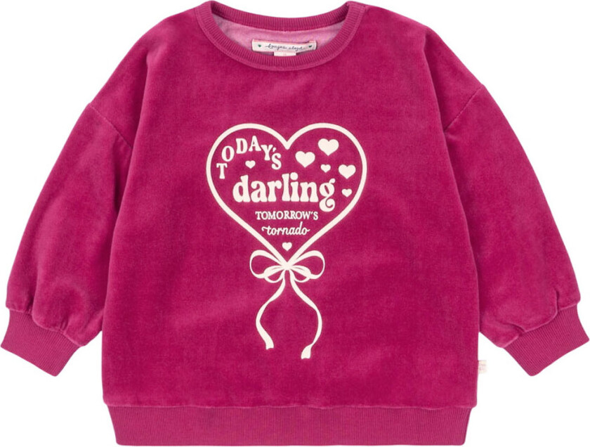 Genser - Velur - Sangria - - 74 - Genser