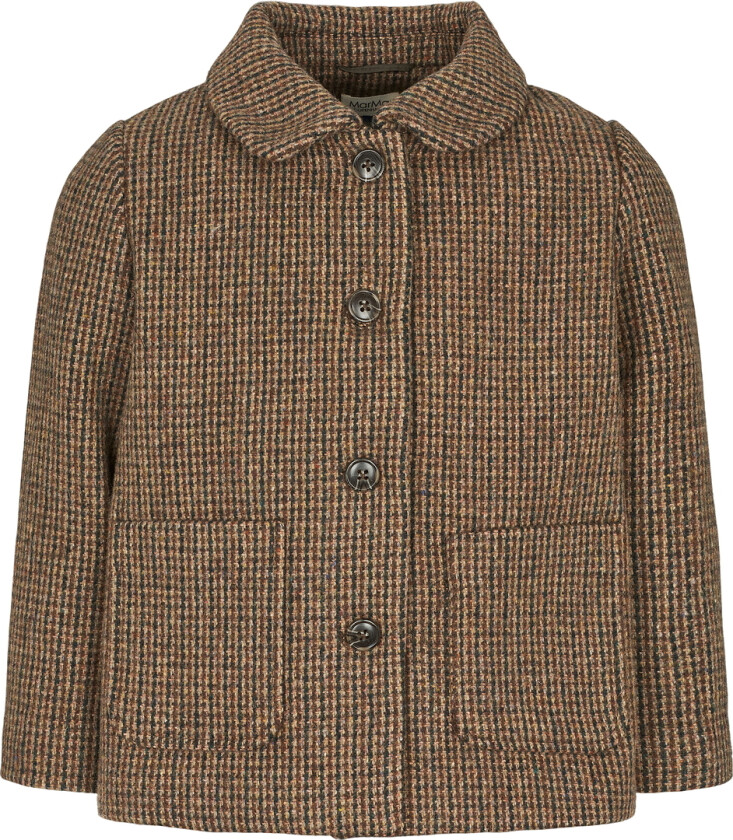 Jakke - Ull - Oval - Jordaktig rutete - - 10 år (140) - Vinterjakke