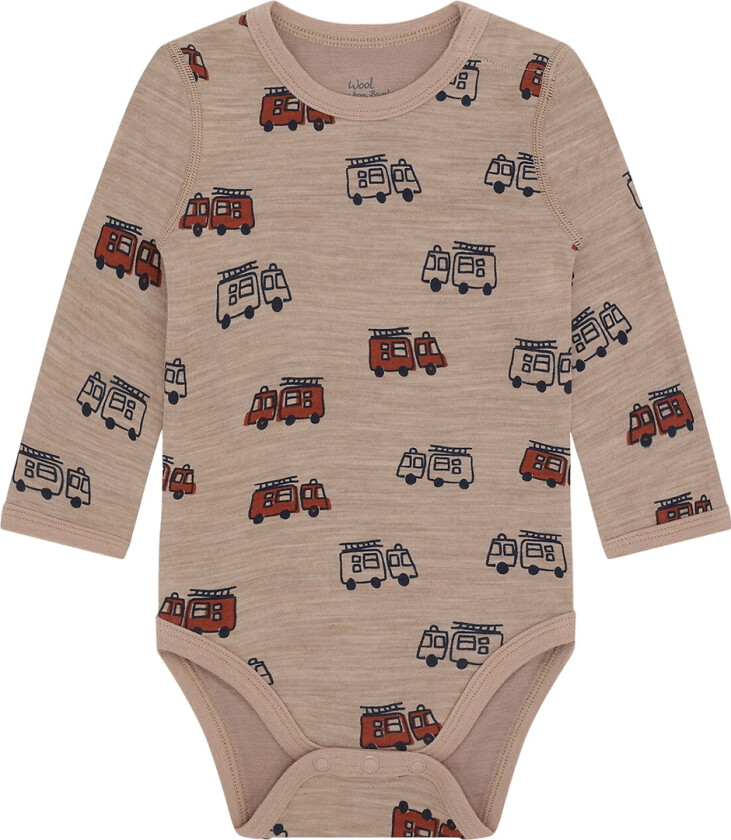 Body I/e - Ull/Bambus Viskose - HCBaloo-ildtriks - - 2 år (92) - Langermet Body