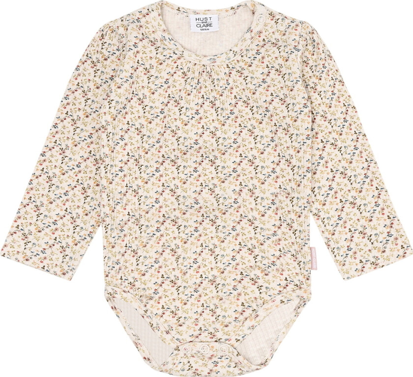 Body I/e - Bomull/Modal - Rib - HCBri - Hvisking - - 2 år (92) - Langermet Body