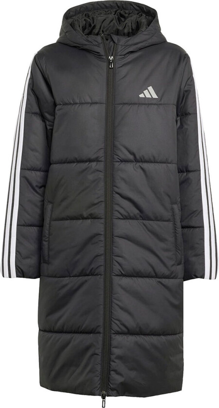 Polstret Jakke - J Lang kåpe - Svart/Hvit - - 16 år (176) - Vinterjakke