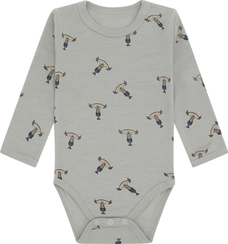 Bilde av Body I/e - Ull/Bambus Viskose - Baloo - Strong M - - 62 - Langermet Body