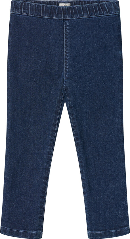 Leggings - Denim - Dark Indigo Blue Vasket - - 7 år (122) - Leggings