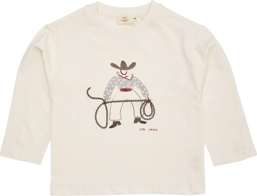 Genser - Cream m. Trykk - - 1½ år (86) - Genser