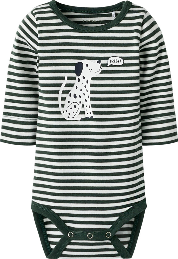 Body I/e - NbmKian - Cloud Danser/Deep Forrest m. Trykk - - 1½ år (86) - Langermet Body