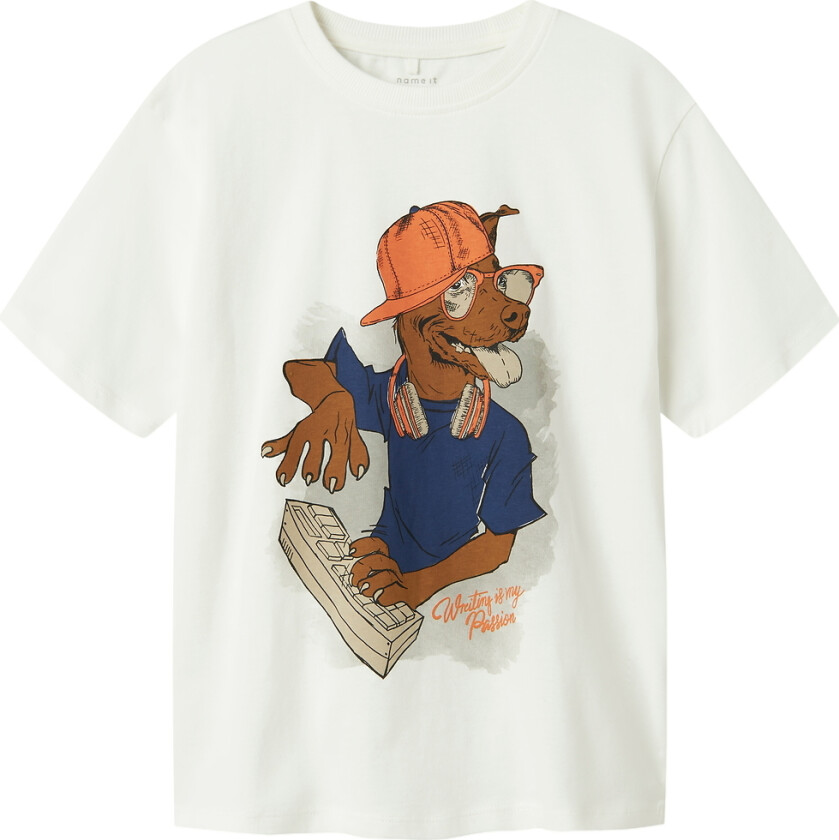 T-skjorte - NkmNova - Cloud Danser m. Trykk - - 6 år (116) - T-skjorte