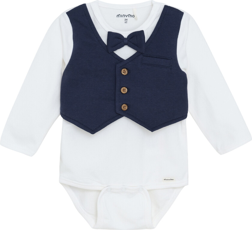 Body I/e - Snow White - - 1½ år (86) - Langermet Body