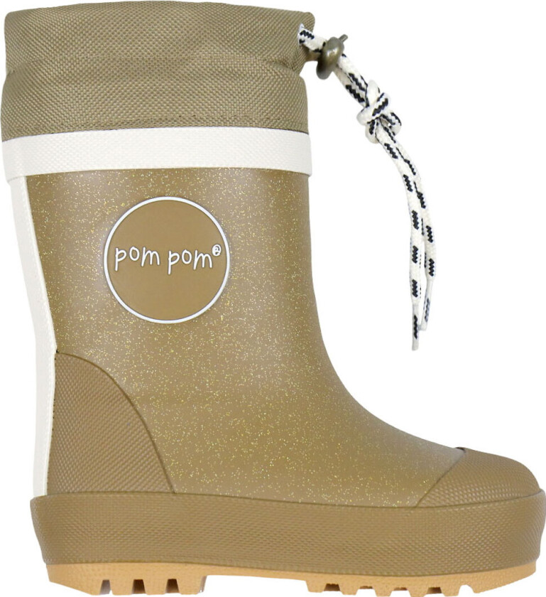 Termostøvler - Gold Glitter - - 21 - Gummistøvler