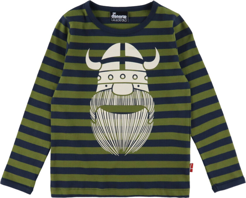 Genser - Danebasic - Dk Navy/Olive Erik - - 6 år (116) - Genser