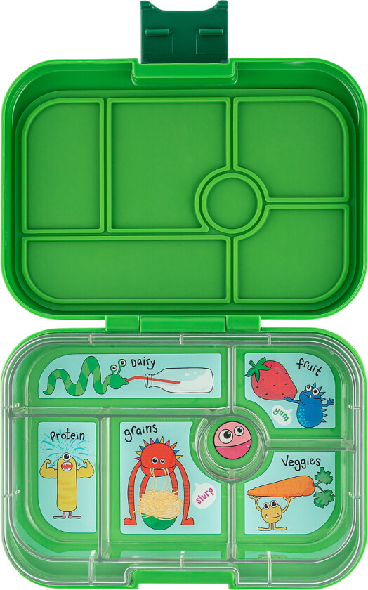 Matboks m. 6 Rum - Bento Original - Jurassic Green - - OneSize - Matboks