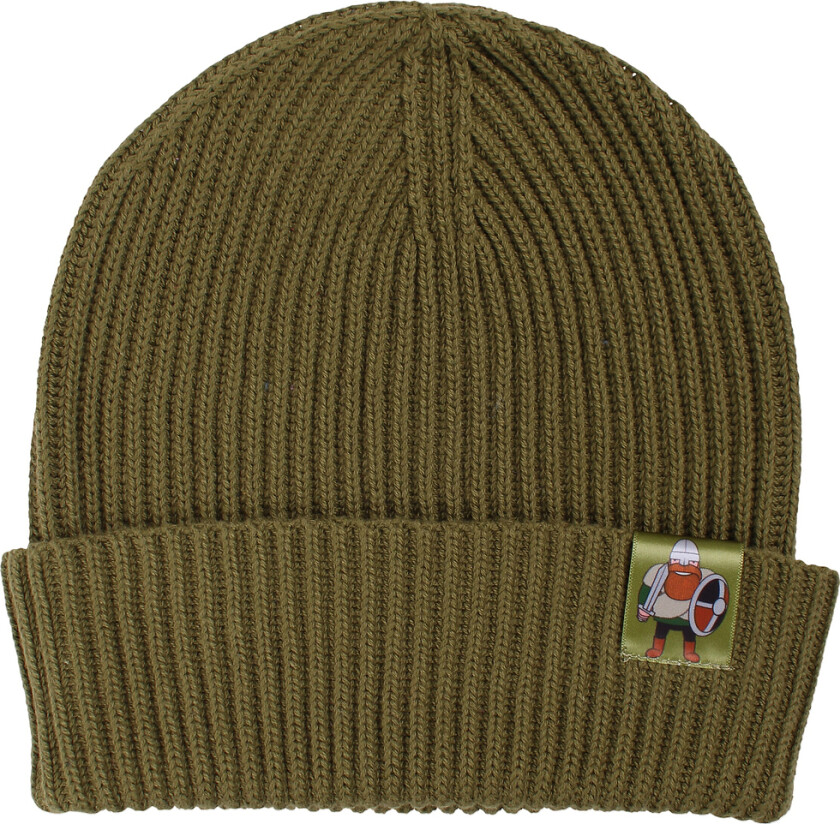 Lue - Strikk - Daneby - Olive - - OneSize - Lue