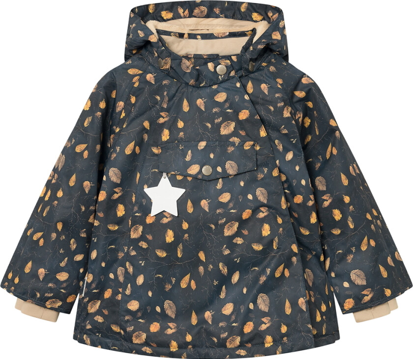 Vinterjakke - MatWang Fleece - Fallende blader - - 3 år (98) - Vinterjakke