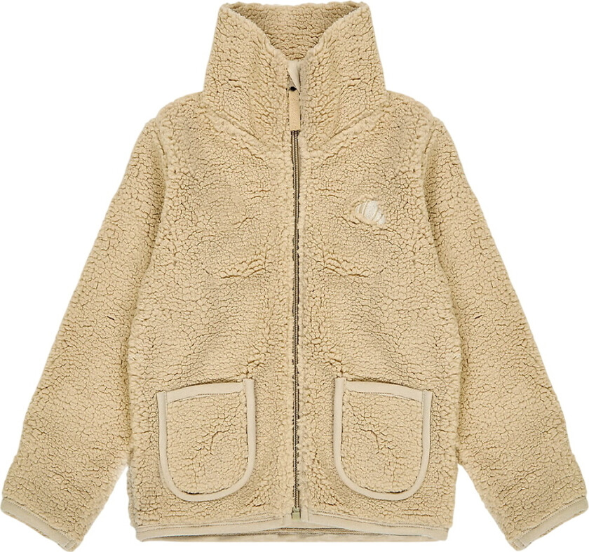 Fleecejakke - Melon - Iskaffe - - 5-6 år (110-116) - Fleecejakke