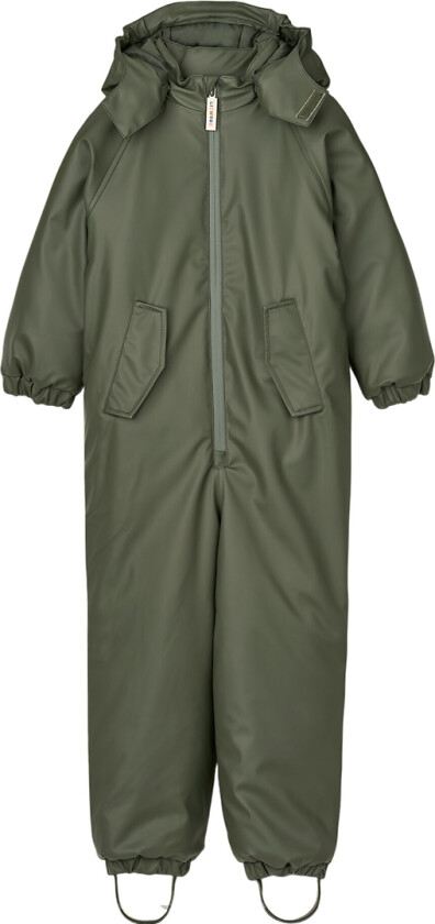 Vinterdress - PU - Maddy - Hunter Green - - 6 år (116) - Vinterdress